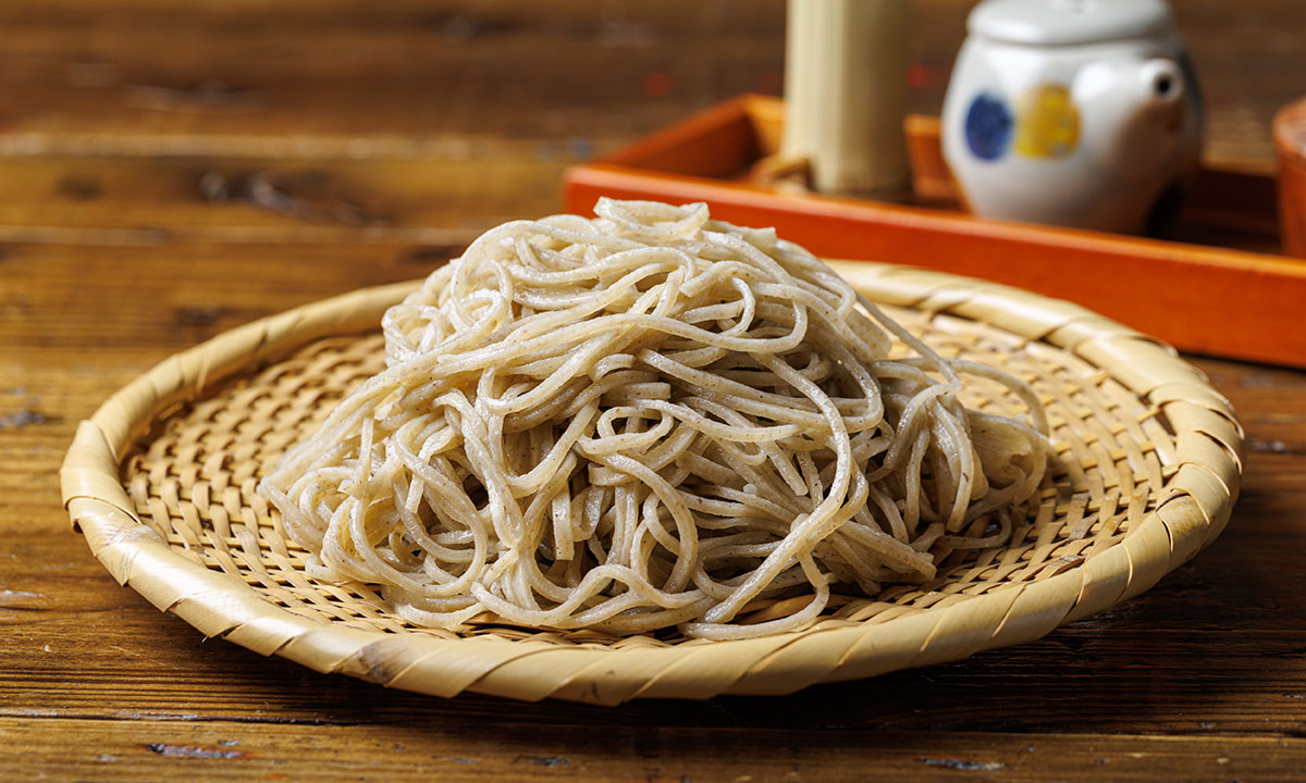 粗挽きそば